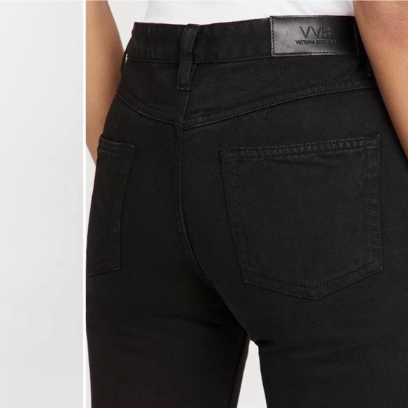Victoria Beckham Classic Black Wide Leg Jeans Perfect - Picture 6 of 10